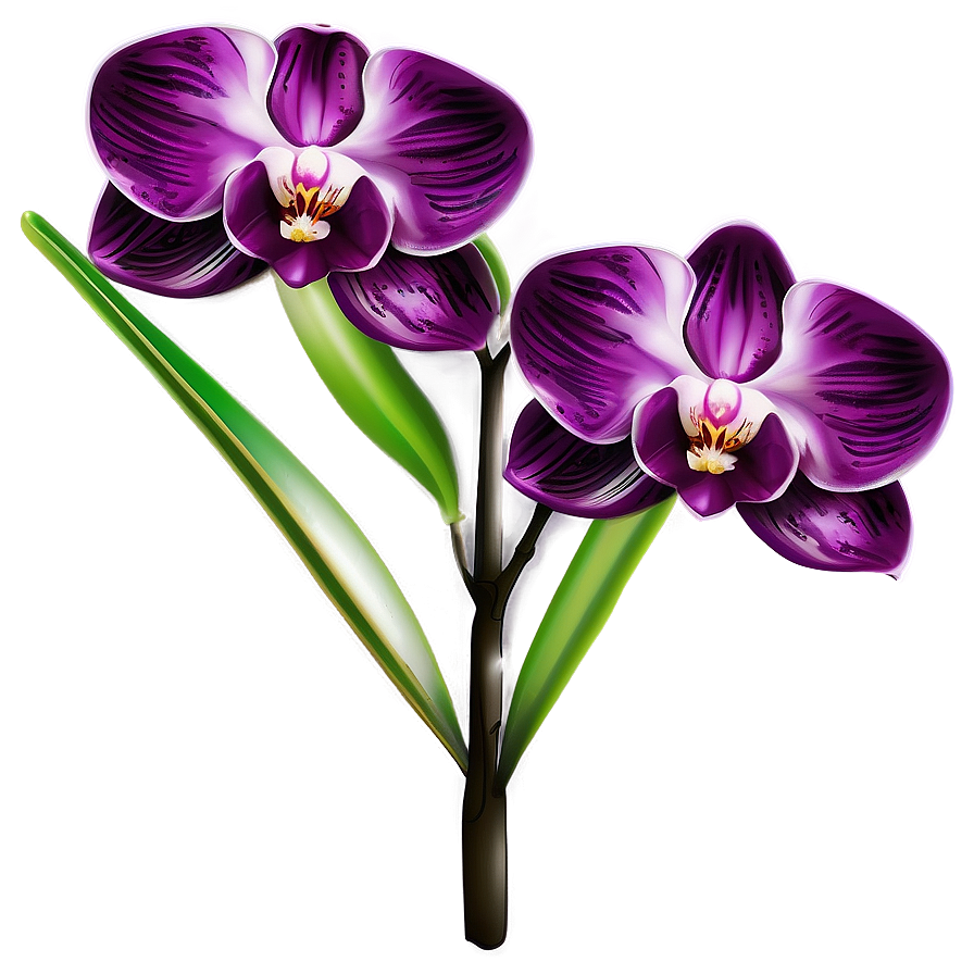 Orchid Illustration Png 66 PNG image