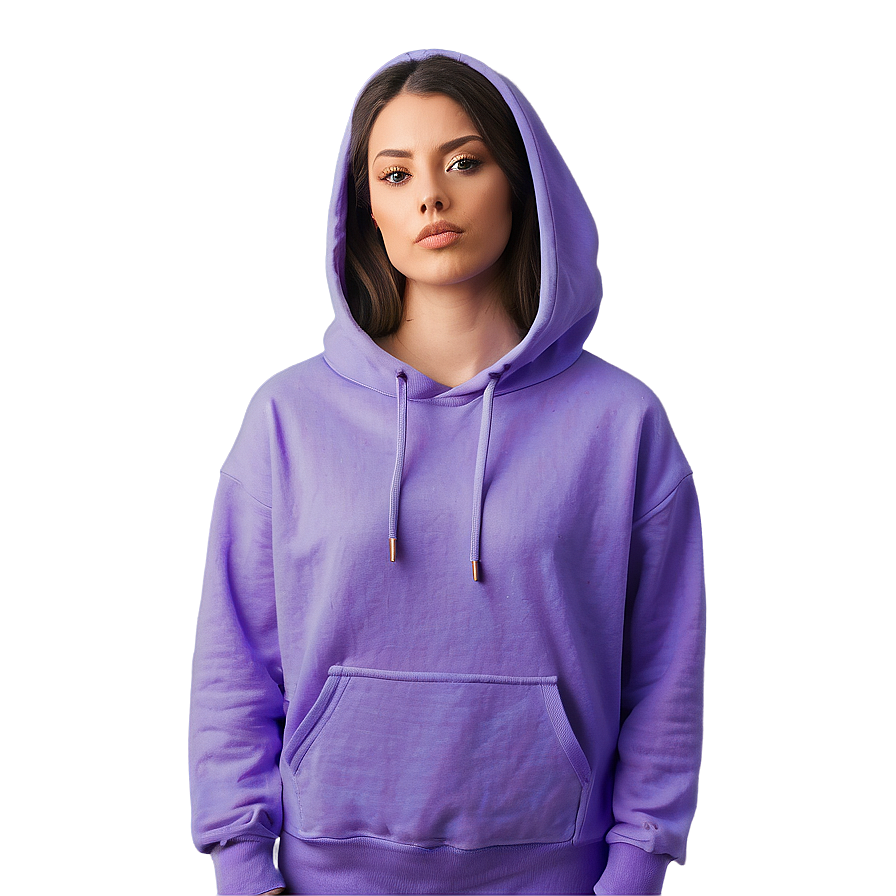 Orchid Purple Hoodie Visual Png Nom PNG image