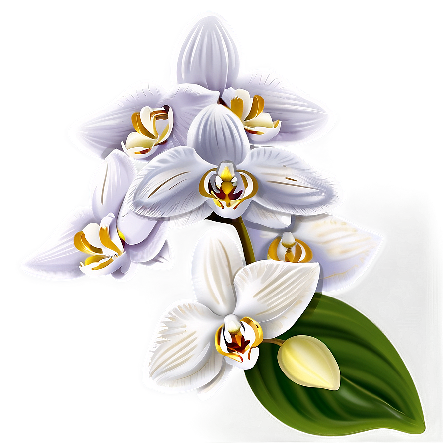 Orchid Sticker Image Png Djh54 PNG image