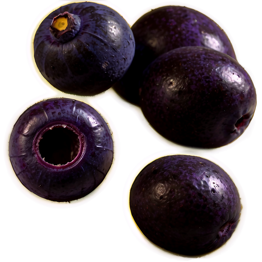 Organic Acai Berries Png 06252024 PNG image