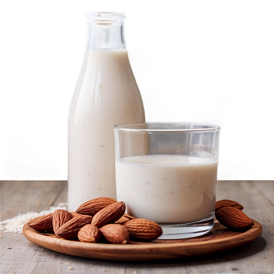 Organic Almond Milk Making Png 06272024 PNG image