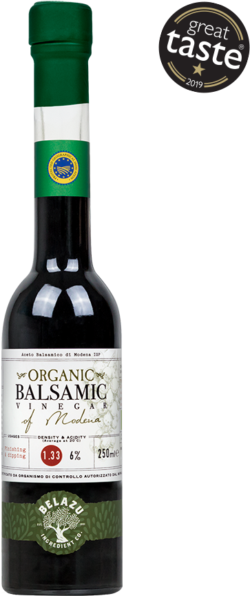 Organic Balsamic Vinegar Bottle PNG image