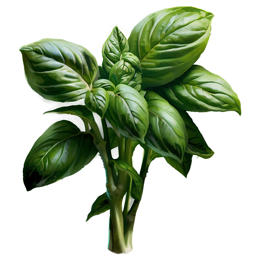 Organic Basil Herb Png Fuc PNG image