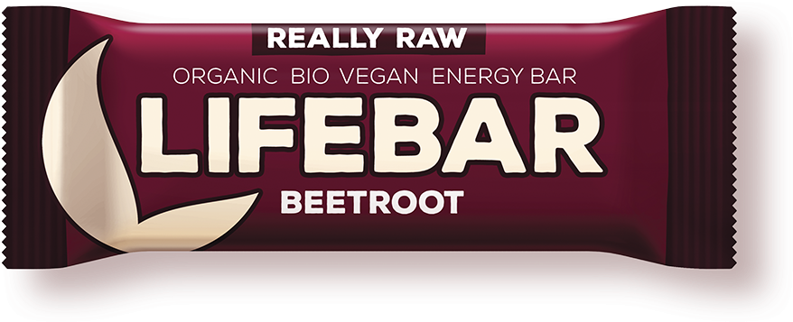 Organic Beetroot Energy Bar Packaging PNG image