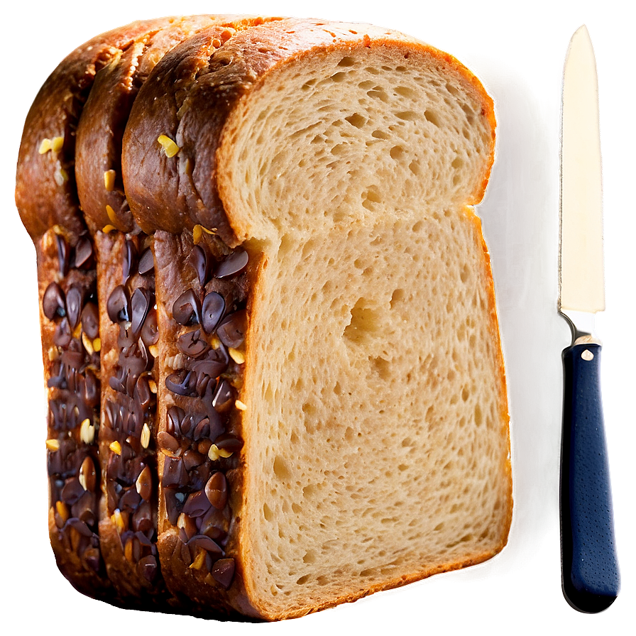 Organic Bread Slice Png 06132024 PNG image