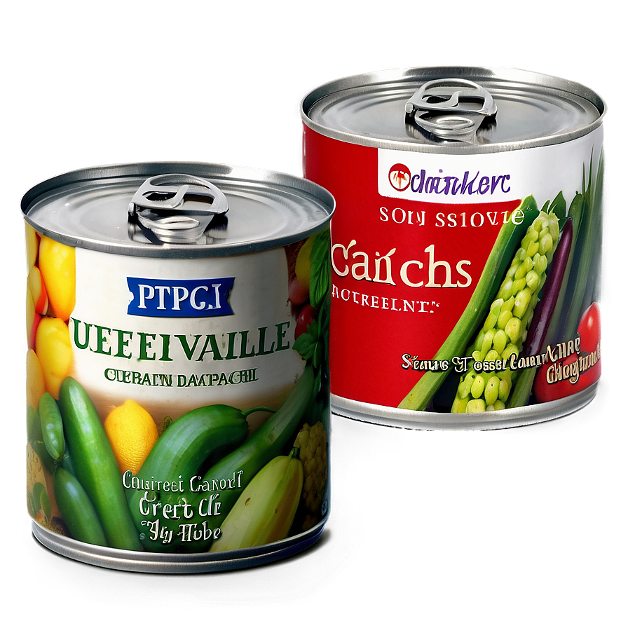 Organic Canned Vegetables Png 06132024 PNG image