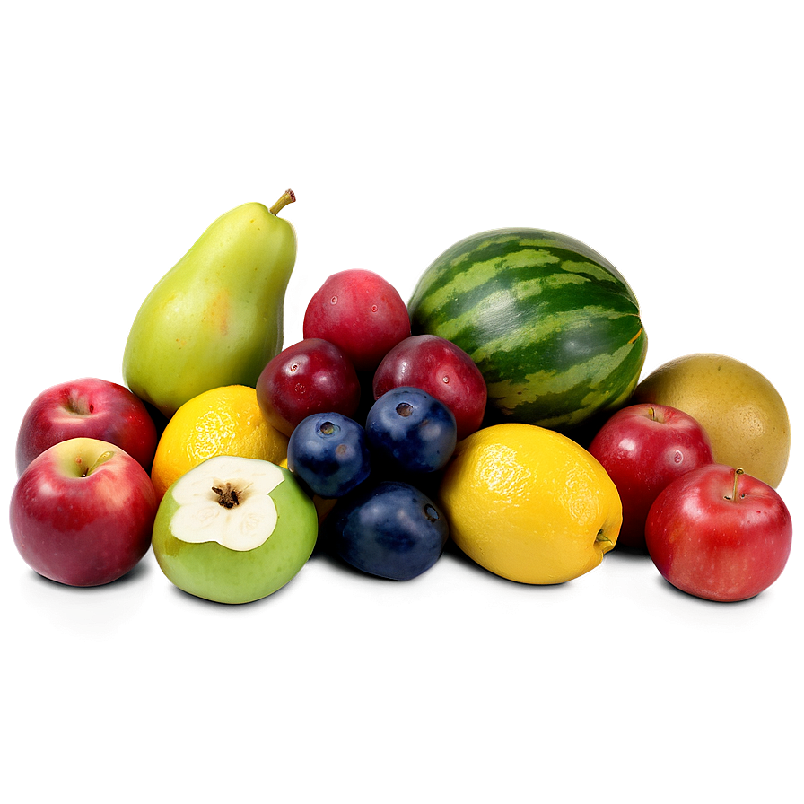 Organic Fruit Variety Png Xry PNG image