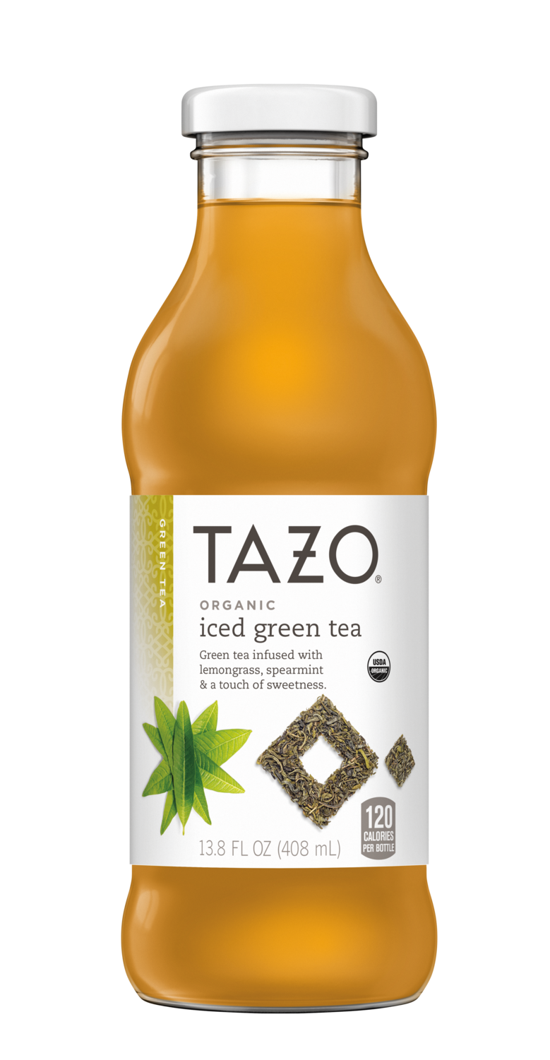 Organic Iced Green Tea Bottle PNG image