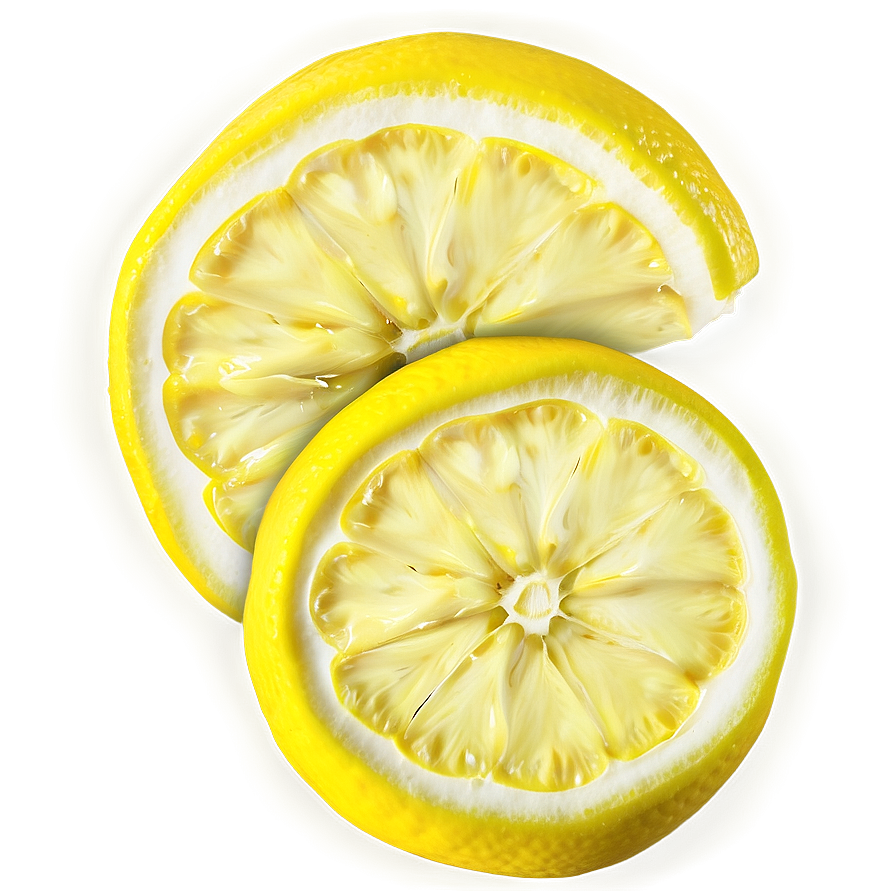 Organic Lemon Slices Png 15 PNG image