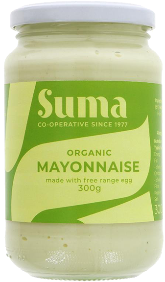 Organic Mayonnaise Jar300g Suma PNG image