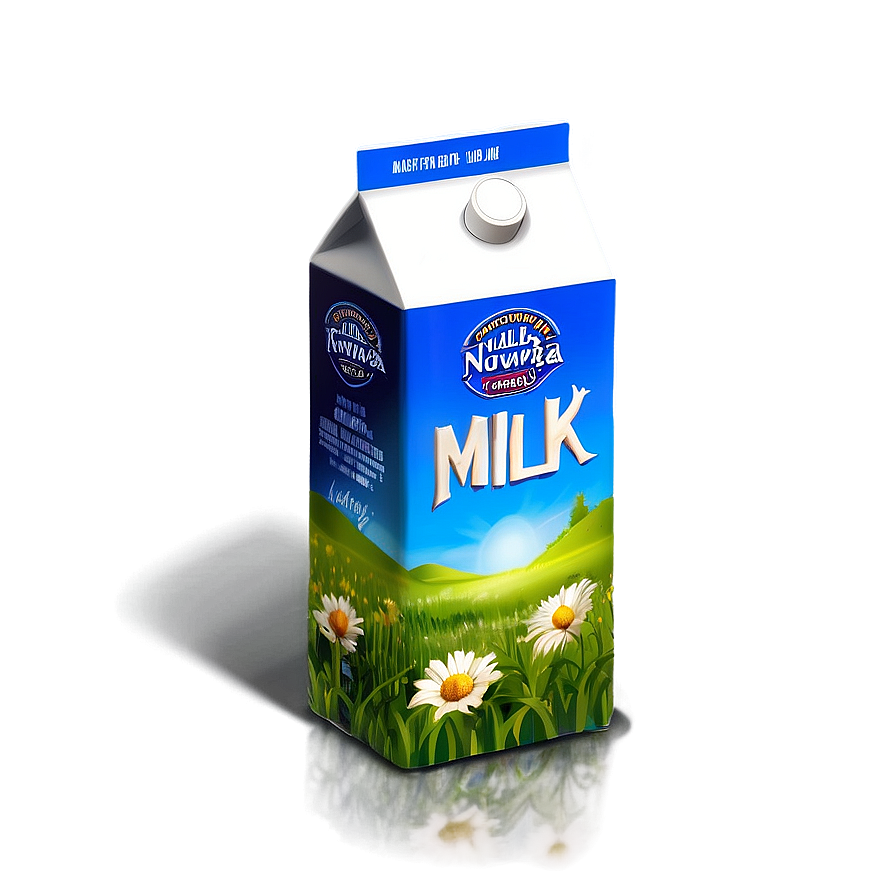 Organic Milk Carton Png 34 PNG image