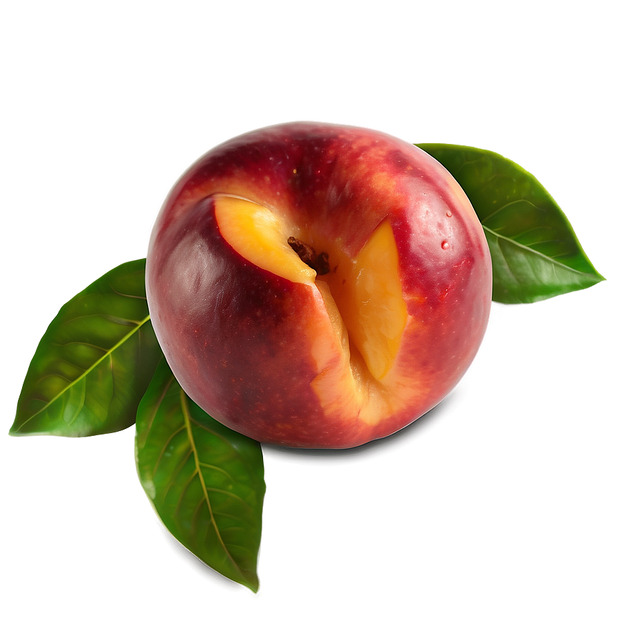 Organic Nectarine Png 06252024 PNG image