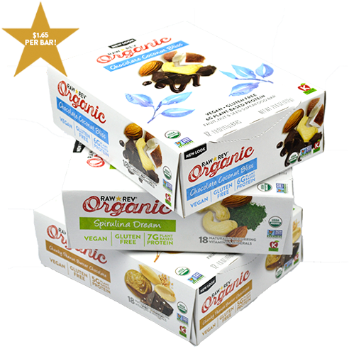 Organic Protein Bars Stacked PNG image