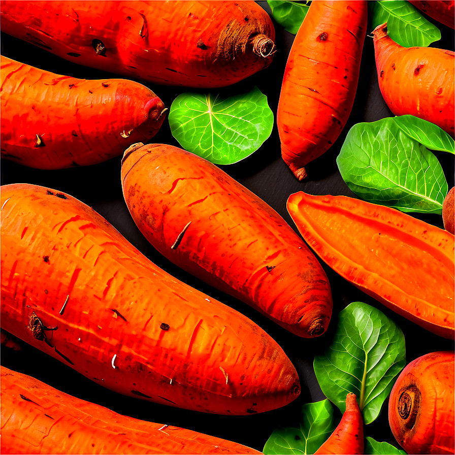 Organic Sweet Potato Png 25 PNG image