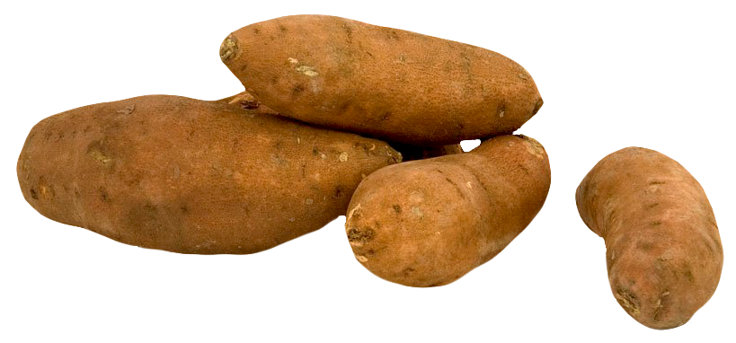 Organic Sweet Potatoes PNG image
