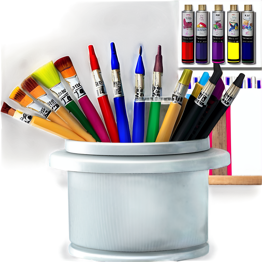 Organized Art Supplies Cabinet Png Tfu29 PNG image