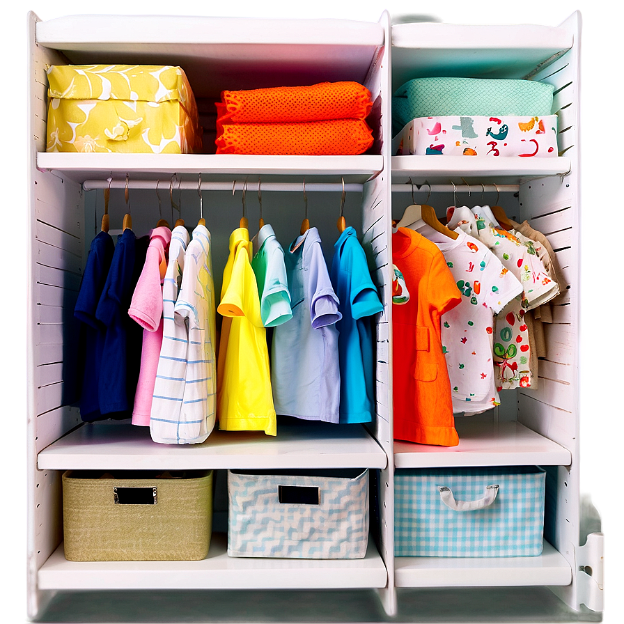 Organized Baby Nursery Closet Png 70 PNG image