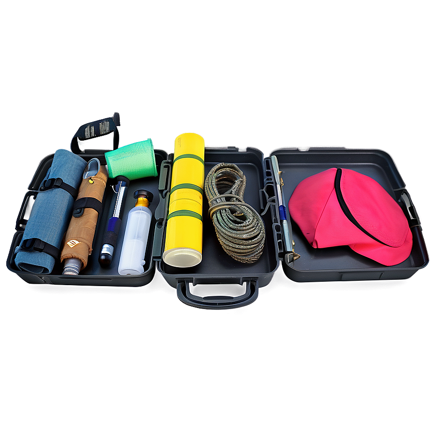 Organized Camping Equipment Box Png 10 PNG image