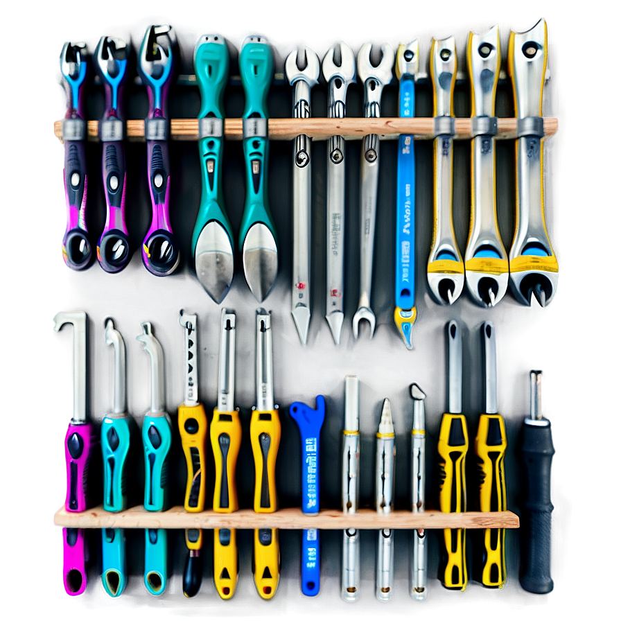 Organized Diy Tools Wall Png 89 PNG image