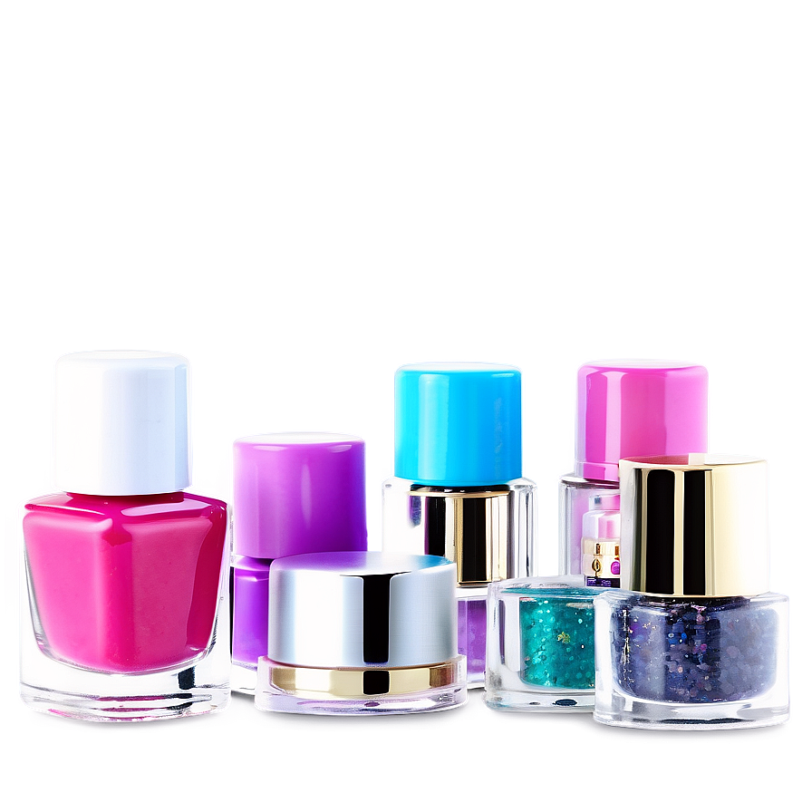 Organized Nail Polish Display Png 06212024 PNG image