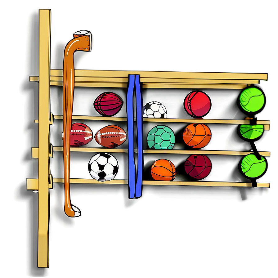 Organized Sports Equipment Closet Png 63 PNG image