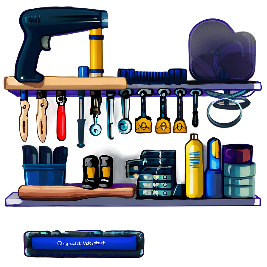 Organized Workbench Tools Png Hoj PNG image