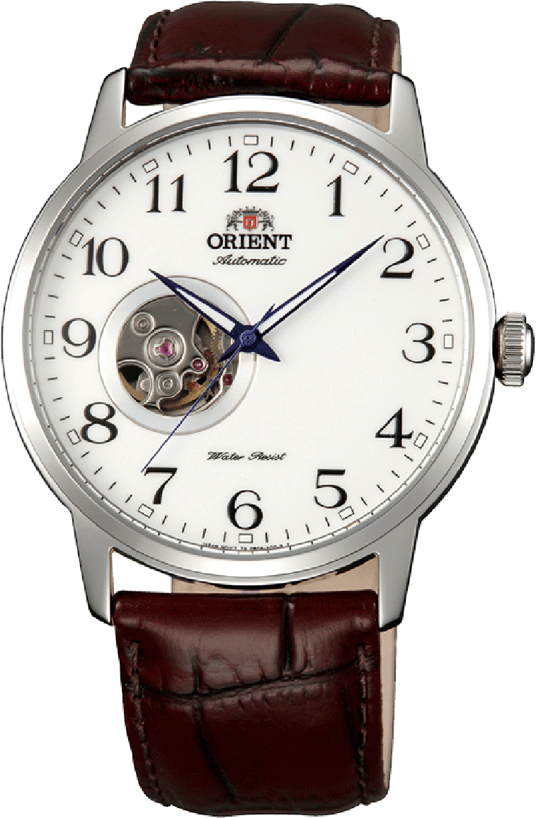 Orient Automatic Watchwith Open Heart Design PNG image