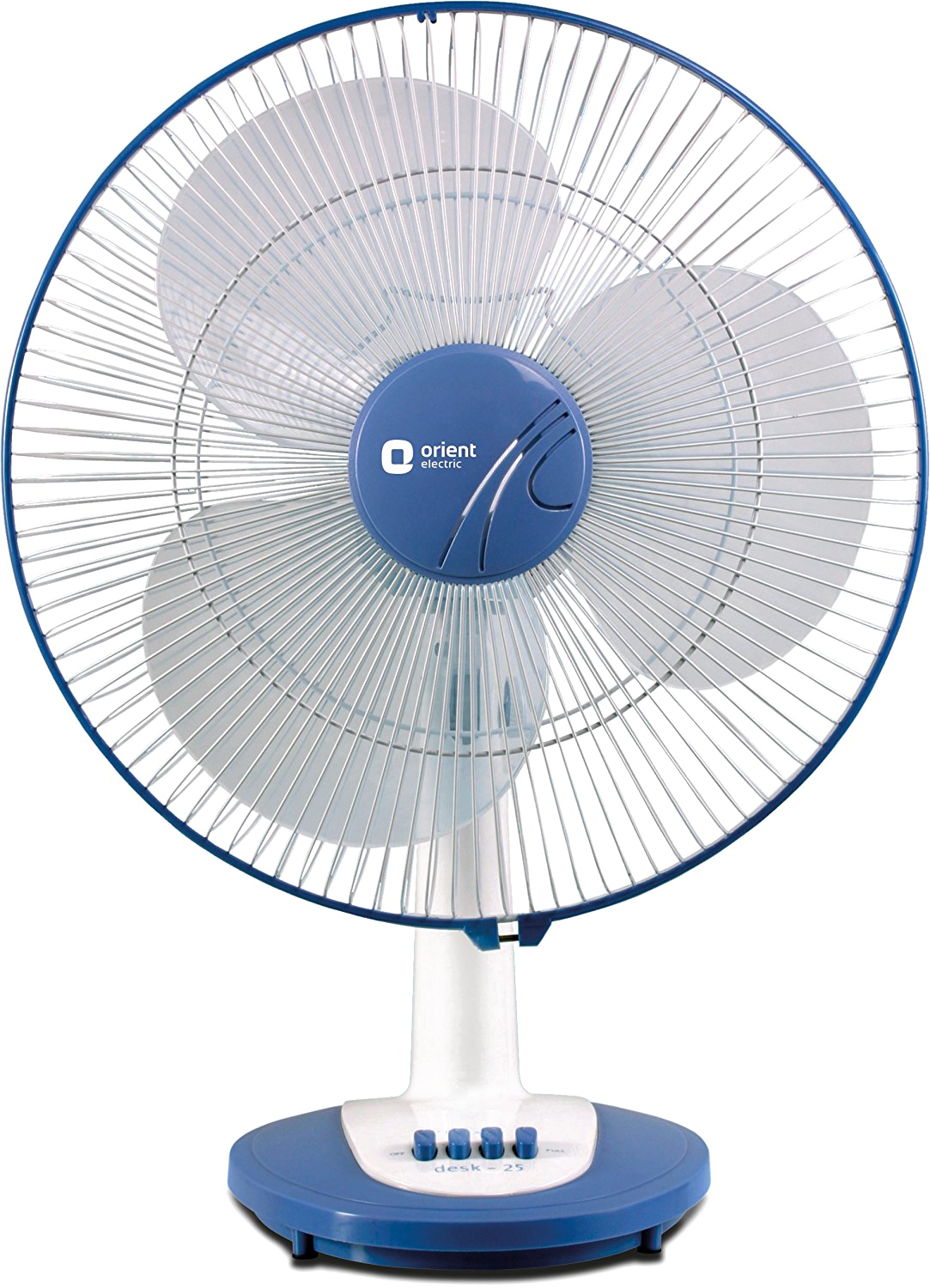 Orient Electric Table Fan Blue PNG image