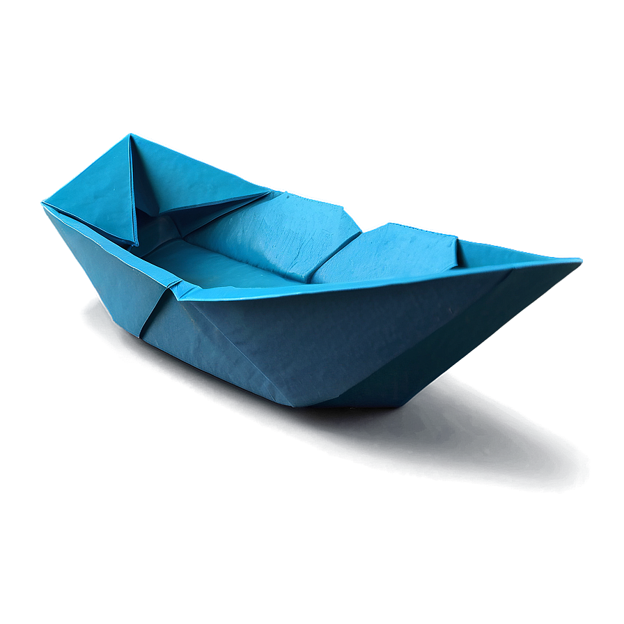 Origami Boat Instruction Png 06282024 PNG image