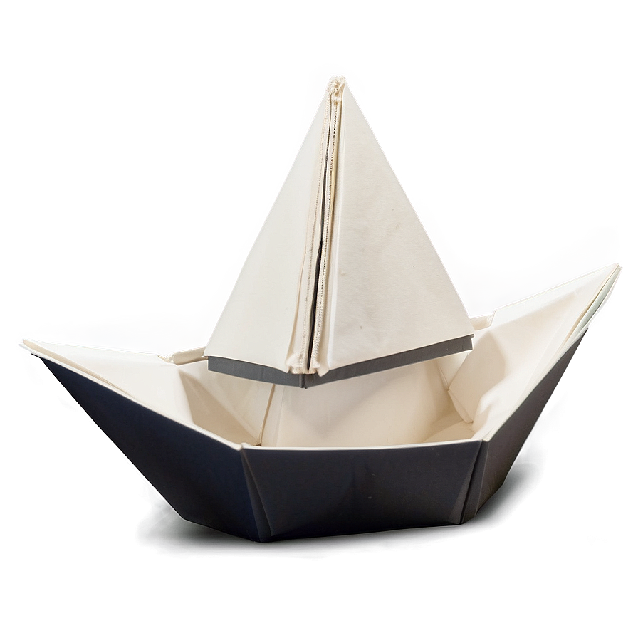 Origami Boat Instruction Png Oer PNG image