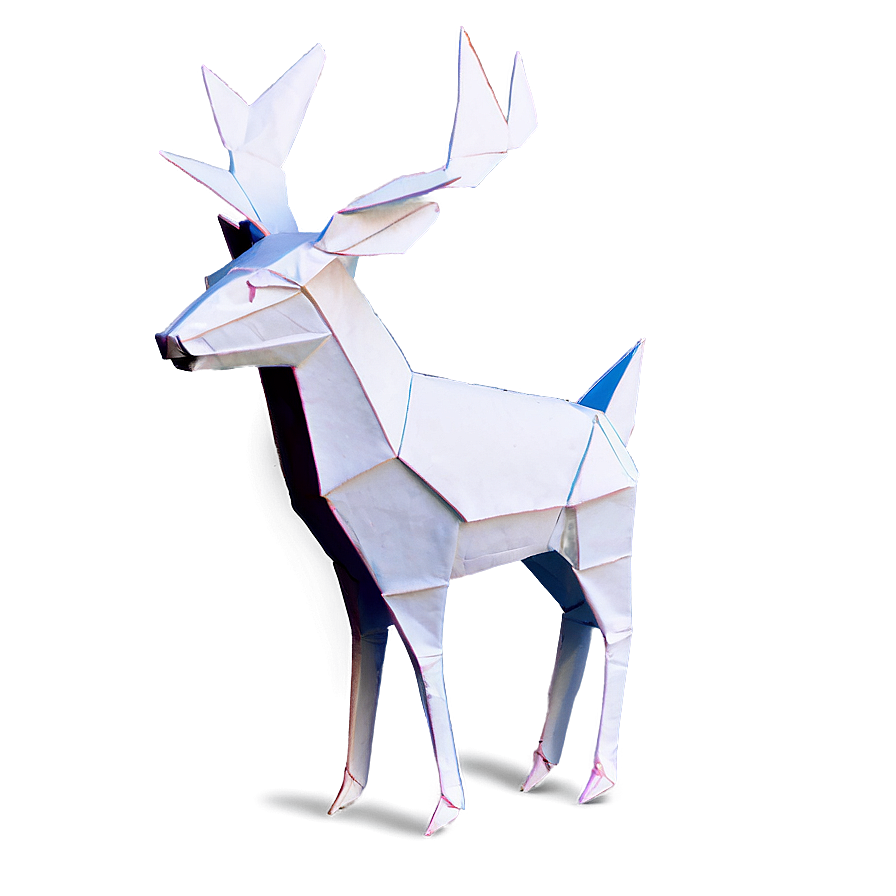 Origami Deer Figure Png 05062024 PNG image