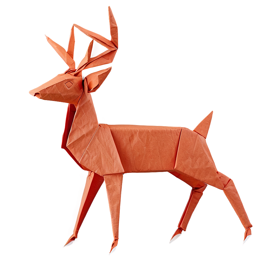 Origami Deer Figure Png Joc87 PNG image