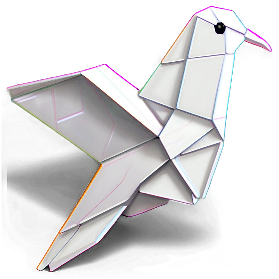 Origami Dove Clipart Png 06262024 PNG image