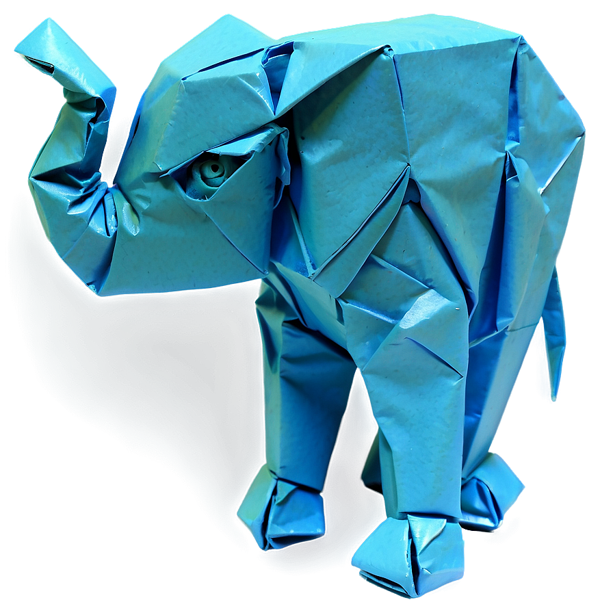 Origami Elephant Figure Png Rwk31 PNG image