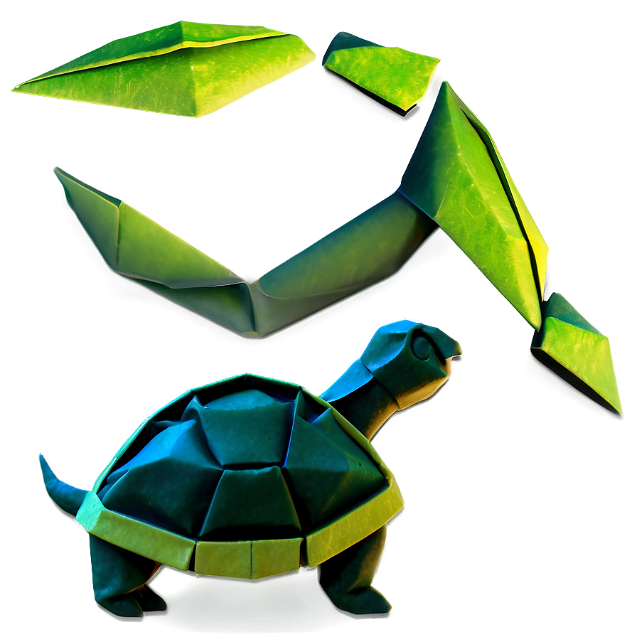 Origami Turtle Design Png 93 PNG image