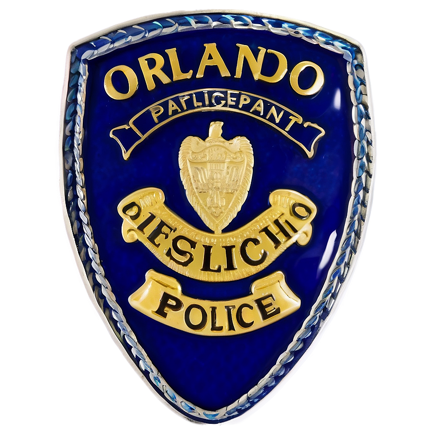 Orlando Police Department Badge Png Pel PNG image