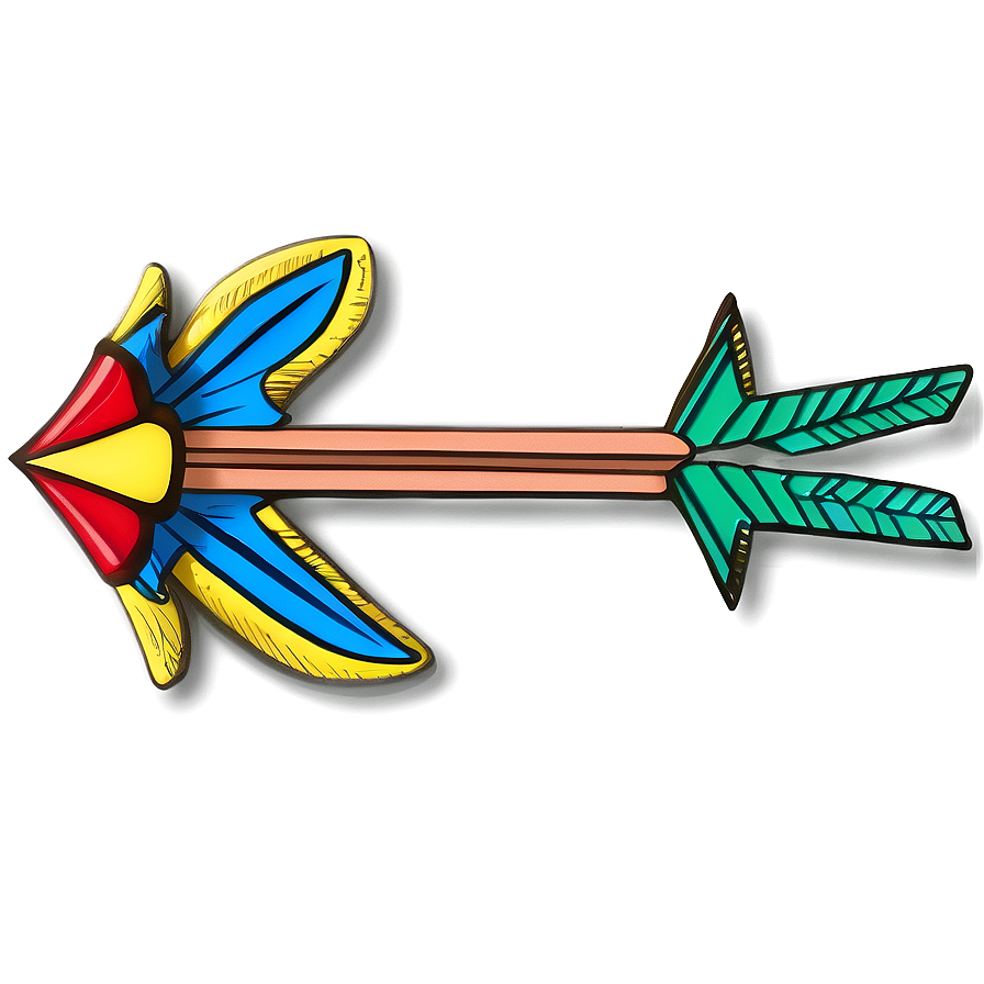 Ornamental Arrow Doodle Png 11 PNG image