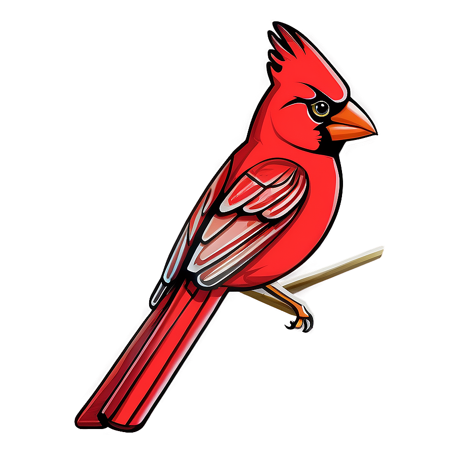 Ornamental Cardinal Design Png Xxc9 PNG image