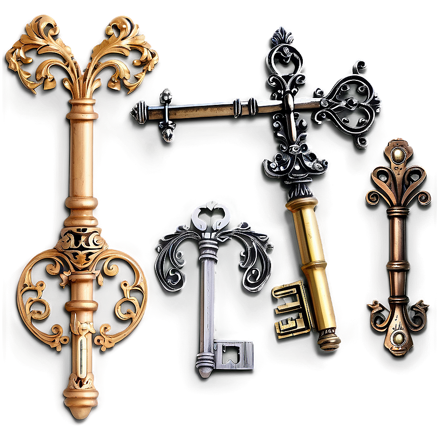 Ornamental Keys Png Ffp PNG image