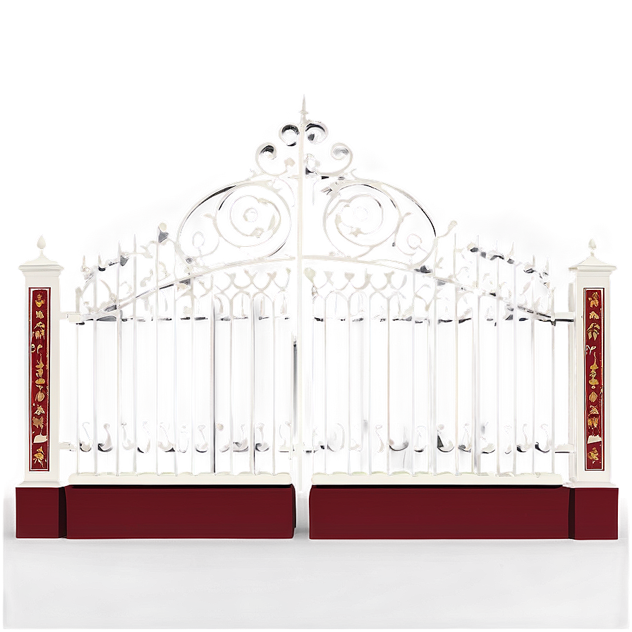 Ornamental Steel Gate Png 05242024 PNG image