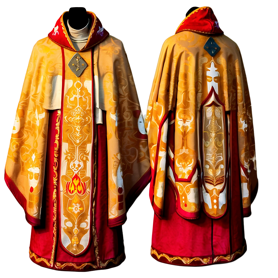 Ornate Bishop Vestment Png 66 PNG image