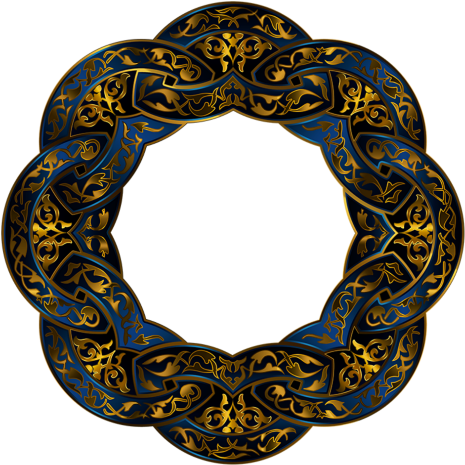 Ornate Celtic Knot Design PNG image