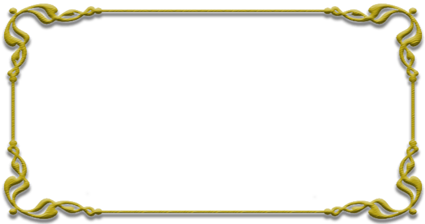 Ornate Chain Border Frame PNG image