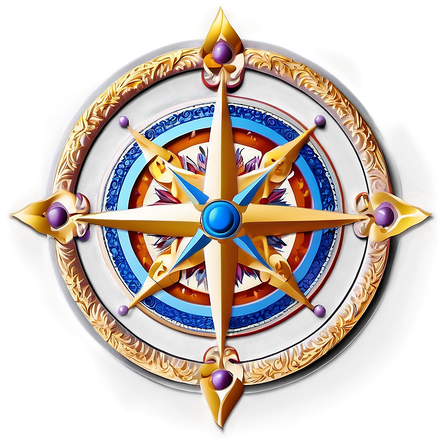 Ornate Compass Rose Png 68 PNG image