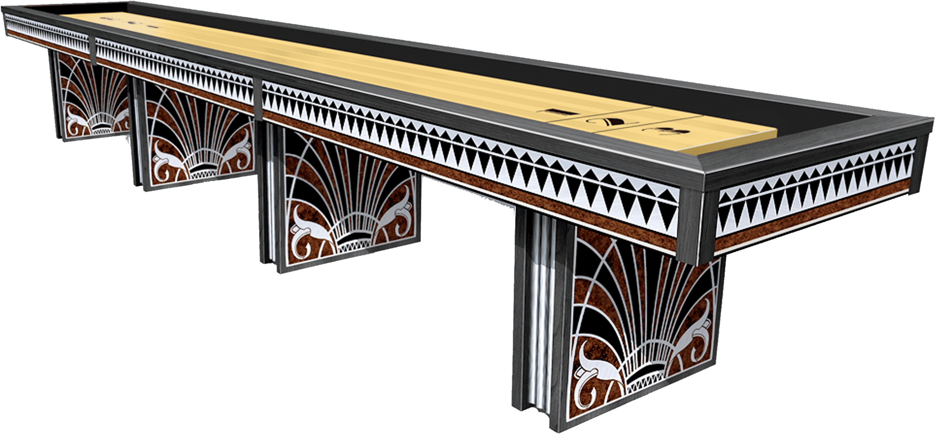 Ornate Custom Pool Table Design PNG image