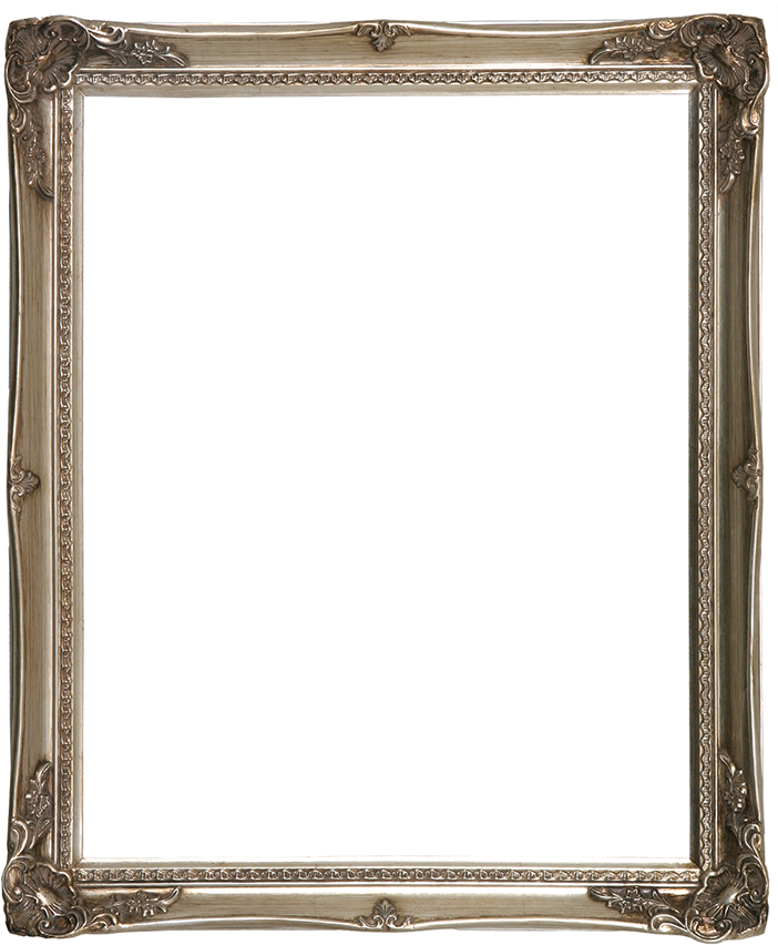 Ornate Empty Picture Frame PNG image