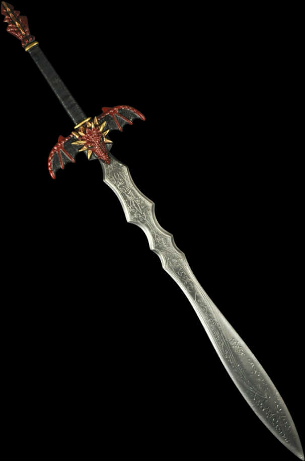 Ornate Fantasy Sword PNG image