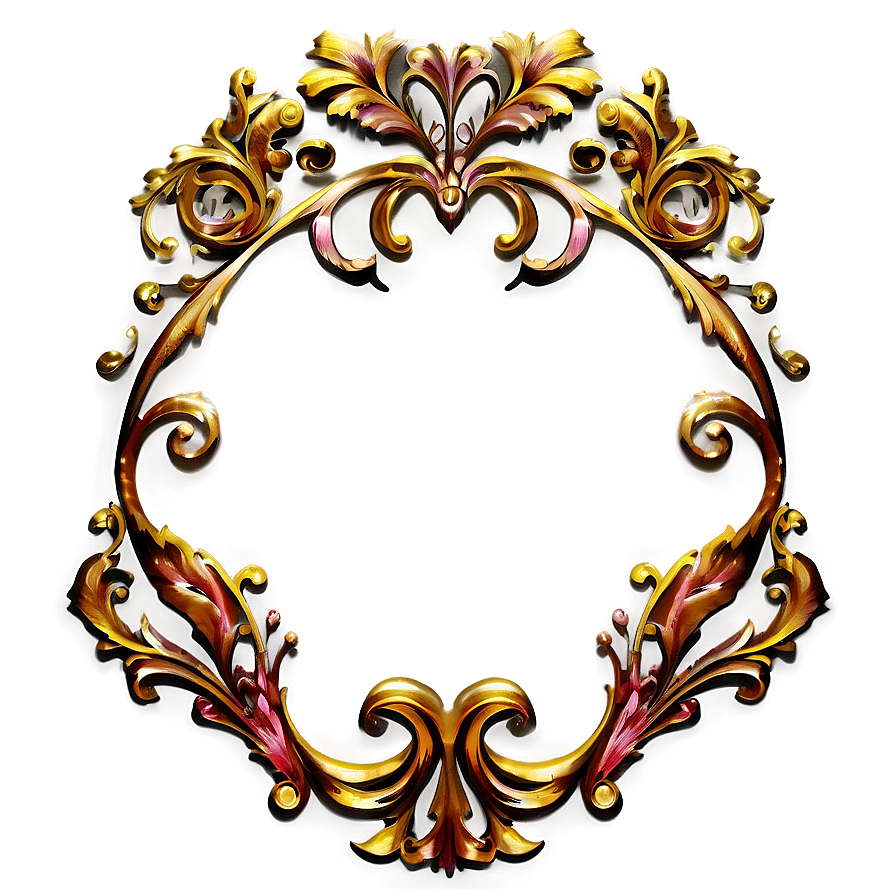 Ornate Filigree Decoration Png Enh46 PNG image