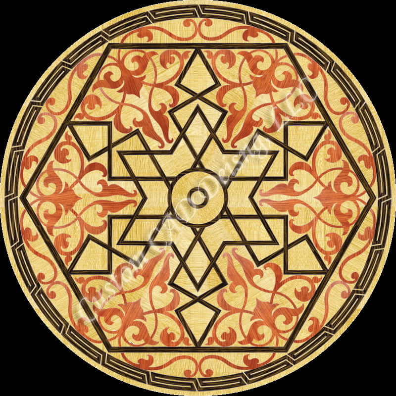 Ornate_ Geometric_ Mandala_ Pattern PNG image