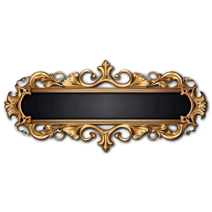 Ornate Gold Frame Png Dbc64 PNG image